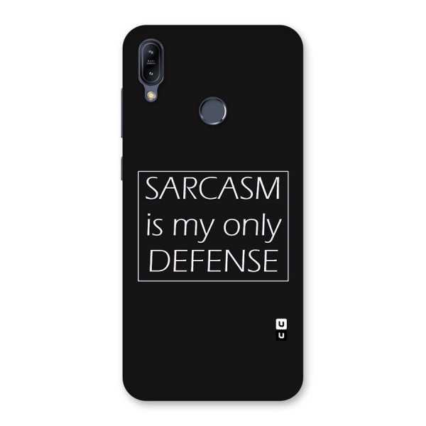 Sarcasm Defence Back Case for Zenfone Max M2