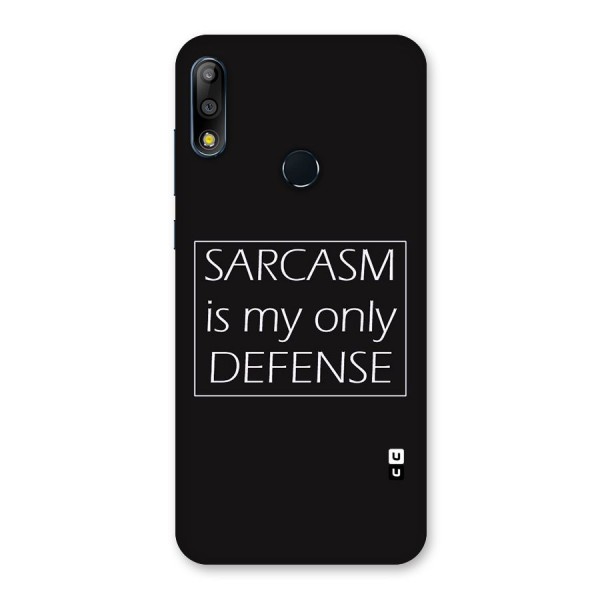 Sarcasm Defence Back Case for Zenfone Max Pro M2