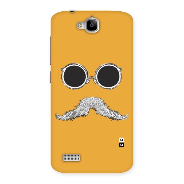 Sassy Mustache Back Case for Honor Holly