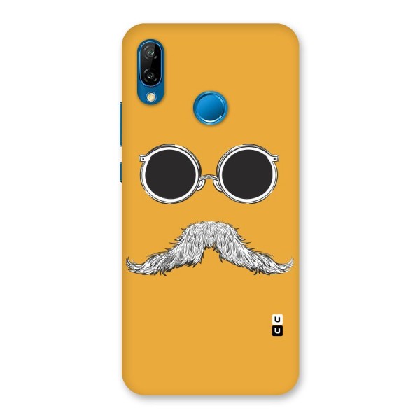 Sassy Mustache Back Case for Huawei P20 Lite