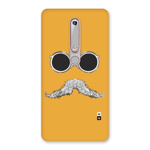 Sassy Mustache Back Case for Nokia 6.1