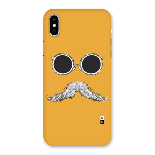 Sassy Mustache Back Case for iPhone XS