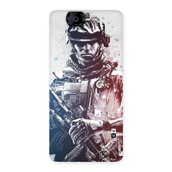 Saviour Back Case for Canvas Knight A350