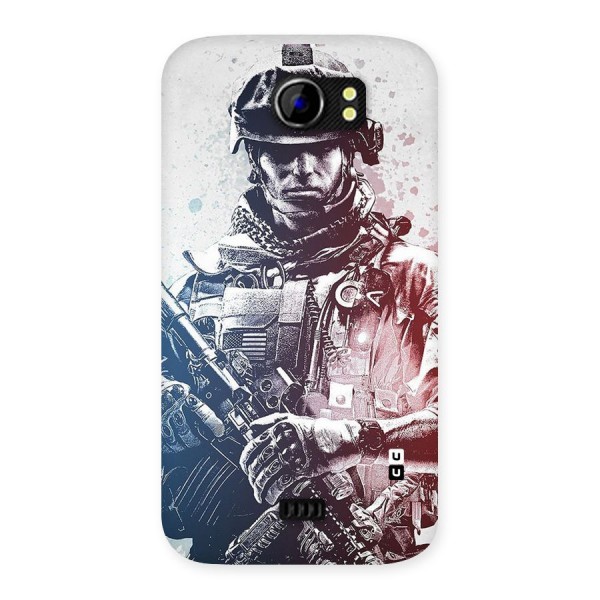Saviour Back Case for Micromax Canvas 2 A110