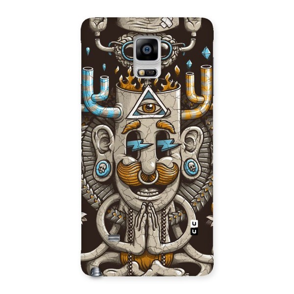 Sculpture Design Back Case for Galaxy Note 4