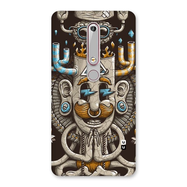 Sculpture Design Back Case for Nokia 6.1