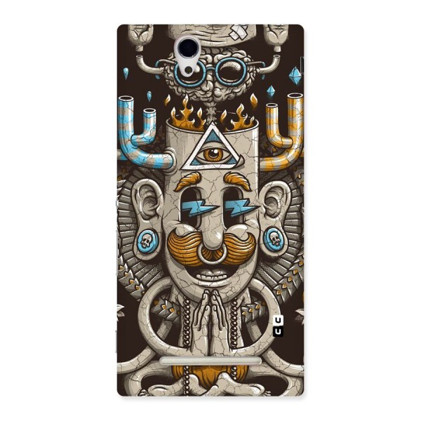 Sculpture Design Back Case for Sony Xperia C3