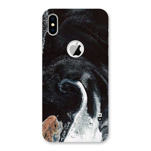 Sea Ice Space Art Back Case for iPhone X Logo Cut