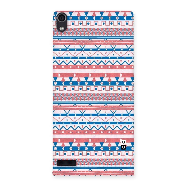 Seamless Ethnic Pattern Back Case for Ascend P6