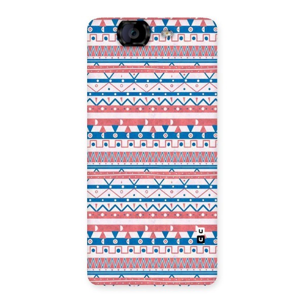 Seamless Ethnic Pattern Back Case for Canvas Knight A350