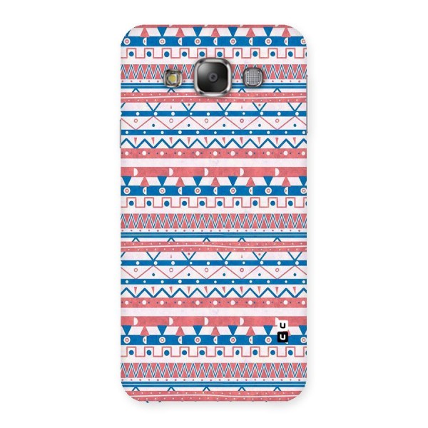 Seamless Ethnic Pattern Back Case for Galaxy E7