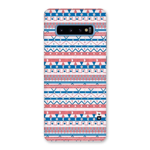 Seamless Ethnic Pattern Back Case for Galaxy S10 Plus