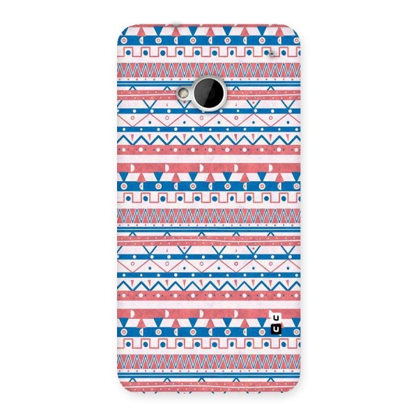 Seamless Ethnic Pattern Back Case for HTC One M7