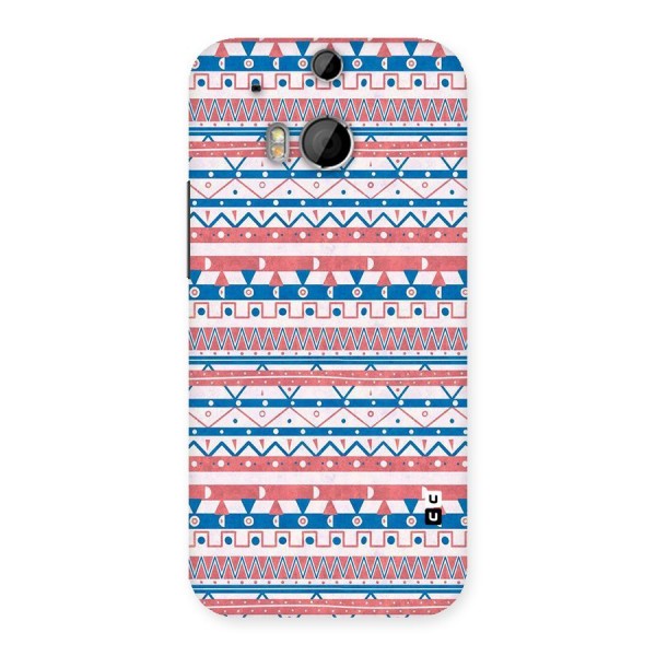 Seamless Ethnic Pattern Back Case for HTC One M8