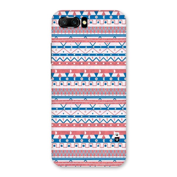 Seamless Ethnic Pattern Back Case for Honor 10