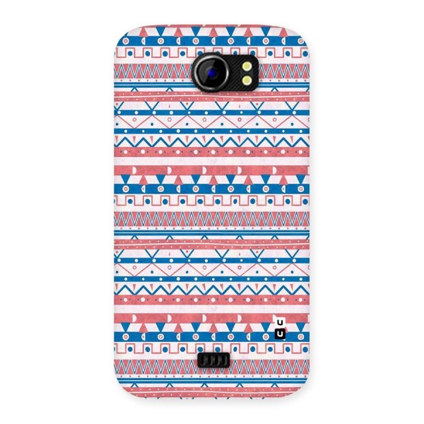 Seamless Ethnic Pattern Back Case for Micromax Canvas 2 A110
