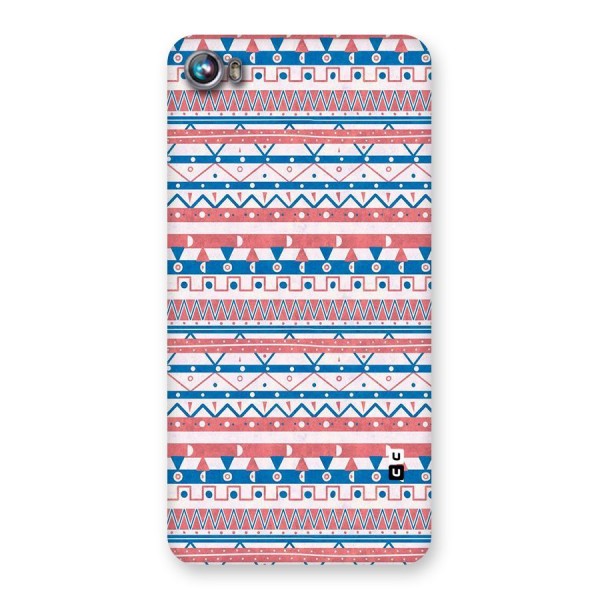 Seamless Ethnic Pattern Back Case for Micromax Canvas Fire 4 A107