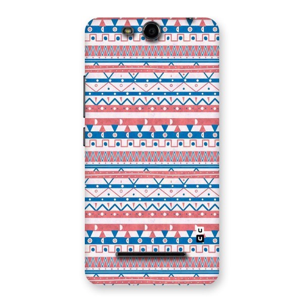 Seamless Ethnic Pattern Back Case for Micromax Canvas Juice 3 Q392