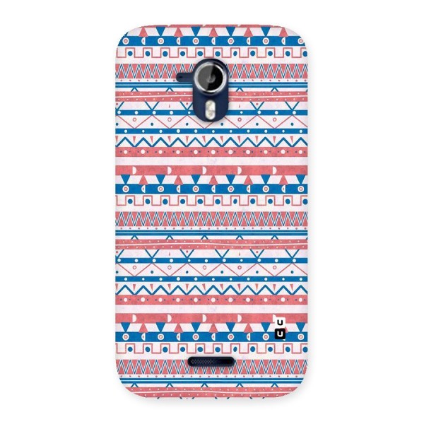 Seamless Ethnic Pattern Back Case for Micromax Canvas Magnus A117