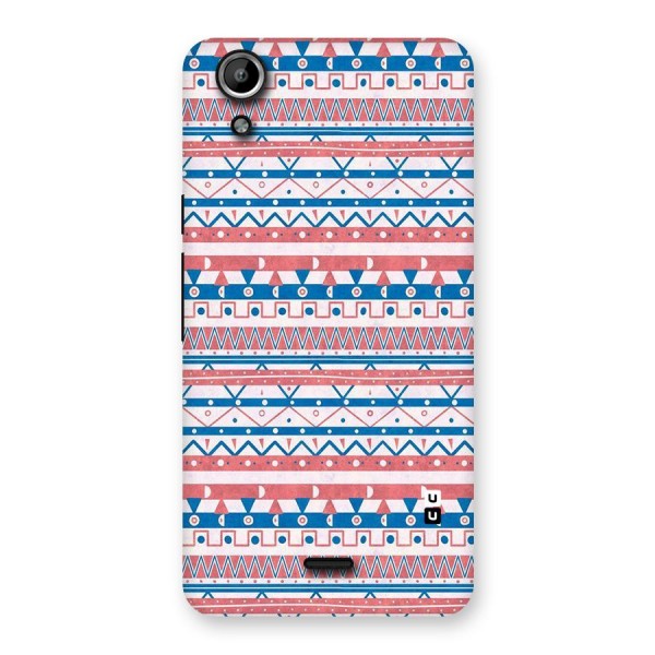 Seamless Ethnic Pattern Back Case for Micromax Canvas Selfie Lens Q345