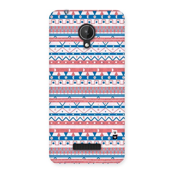 Seamless Ethnic Pattern Back Case for Micromax Canvas Spark Q380