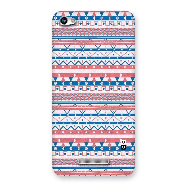Seamless Ethnic Pattern Back Case for Micromax Hue 2