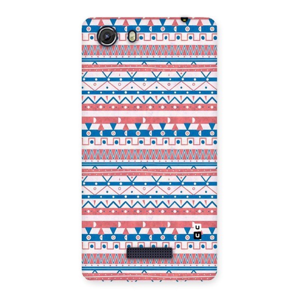 Seamless Ethnic Pattern Back Case for Micromax Unite 3