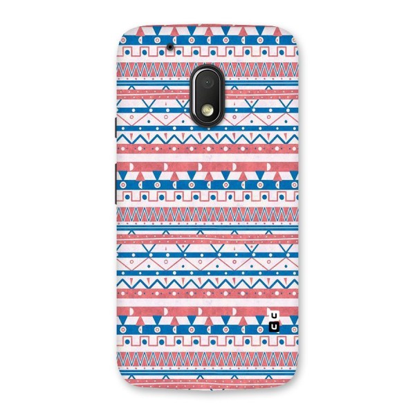 Seamless Ethnic Pattern Back Case for Moto G4 Play