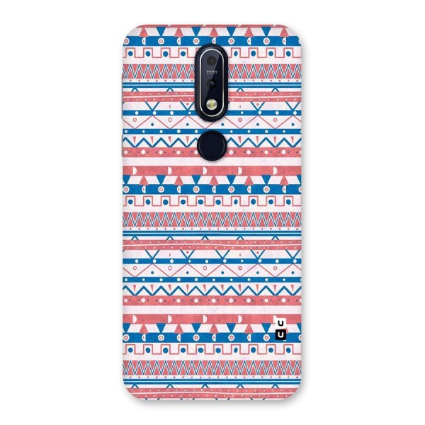 Seamless Ethnic Pattern Back Case for Nokia 7.1