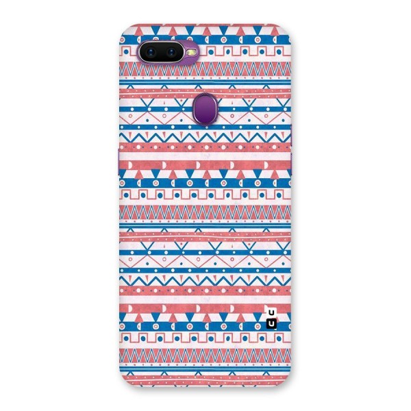 Seamless Ethnic Pattern Back Case for Oppo F9