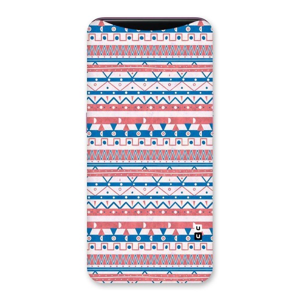 Seamless Ethnic Pattern Back Case for Oppo Find X
