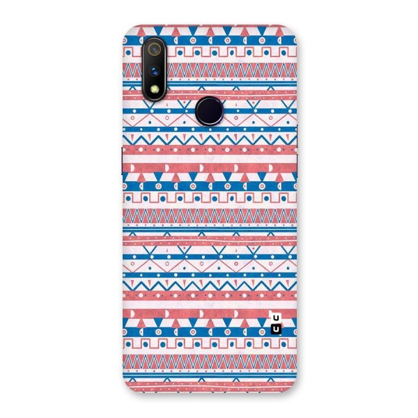 Seamless Ethnic Pattern Back Case for Realme 3 Pro