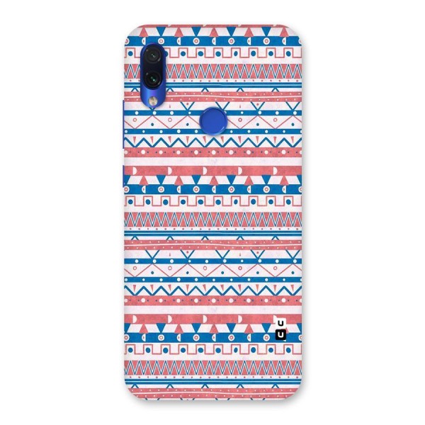 Seamless Ethnic Pattern Back Case for Redmi Note 7