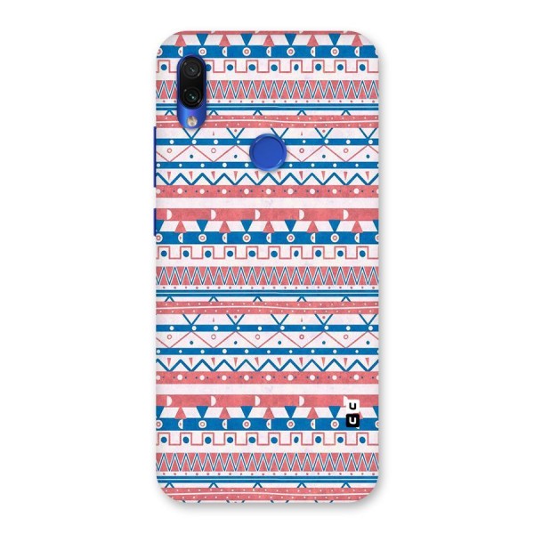 Seamless Ethnic Pattern Back Case for Redmi Note 7S