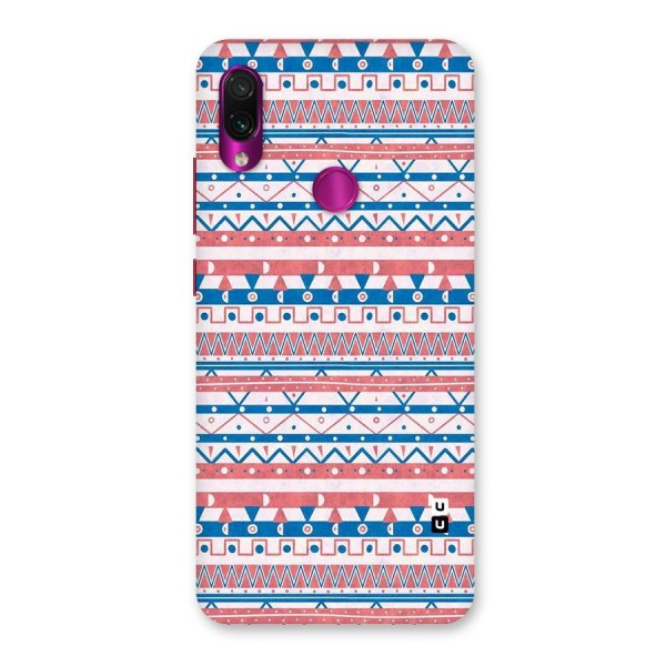 Seamless Ethnic Pattern Back Case for Redmi Note 7 Pro