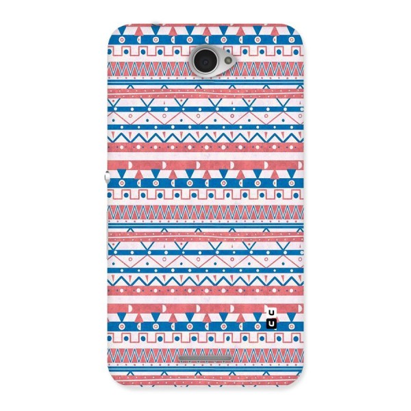 Seamless Ethnic Pattern Back Case for Sony Xperia E4