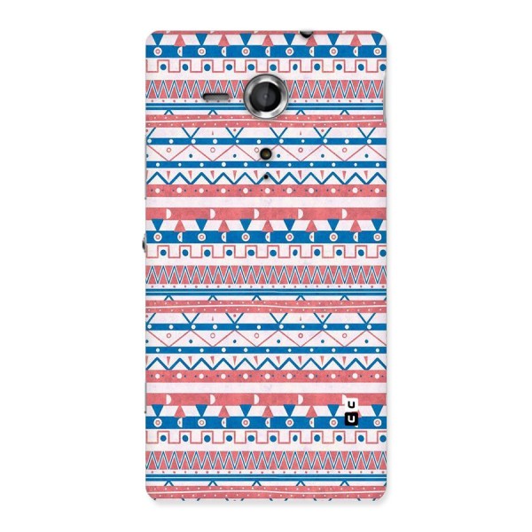Seamless Ethnic Pattern Back Case for Sony Xperia SP