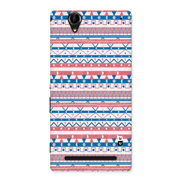 Seamless Ethnic Pattern Back Case for Sony Xperia T2