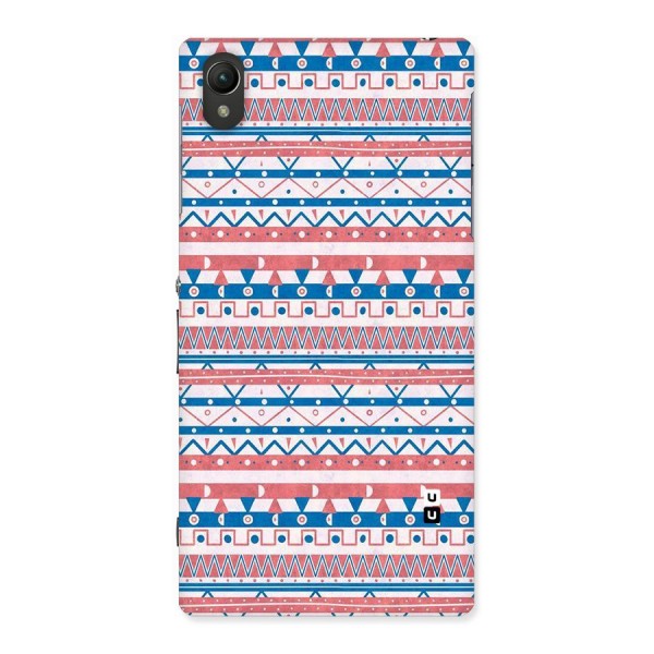 Seamless Ethnic Pattern Back Case for Sony Xperia Z1