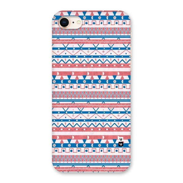 Seamless Ethnic Pattern Back Case for iPhone 8