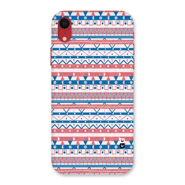 Seamless Ethnic Pattern Back Case for iPhone XR