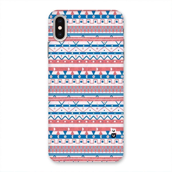 Seamless Ethnic Pattern Back Case for iPhone XS Max