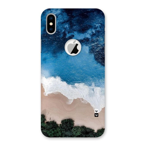 Seaside Back Case for iPhone X Logo Cut
