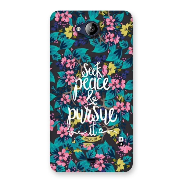 Seek Peace Back Case for Canvas Play Q355