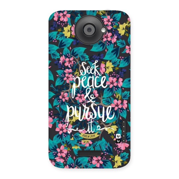 Seek Peace Back Case for HTC One X