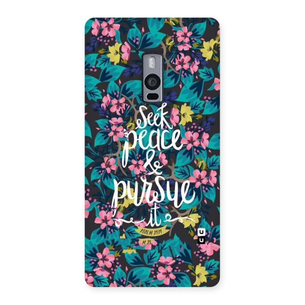 Seek Peace Back Case for OnePlus Two