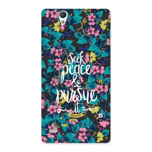 Seek Peace Back Case for Sony Xperia C4
