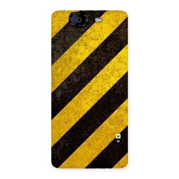 Shaded Yellow Stripes Back Case for Canvas Knight A350
