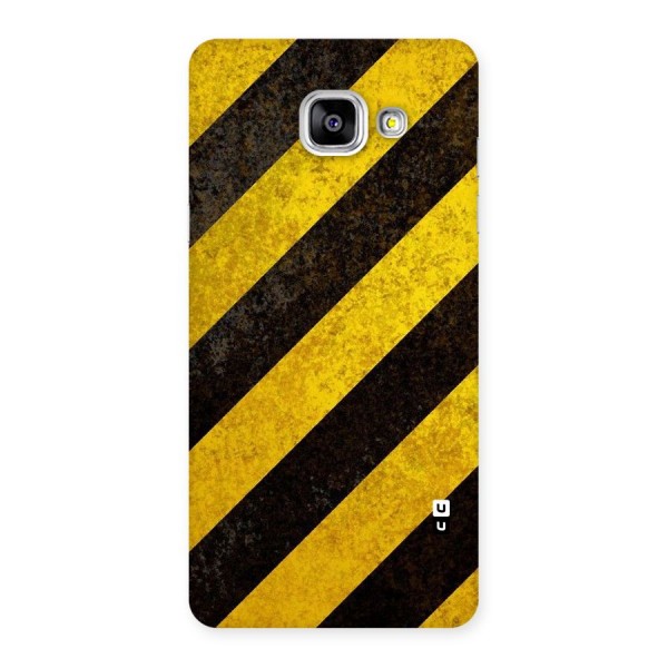 Shaded Yellow Stripes Back Case for Galaxy A5 2016