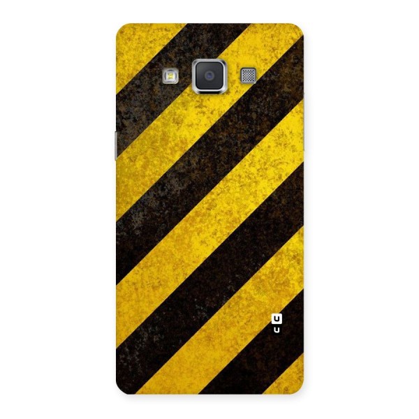 Shaded Yellow Stripes Back Case for Galaxy Grand 3